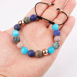 10mm Matte Gemstone Beaded Friendship Bracelet For Women