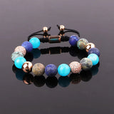 10mm Matte Gemstone Beaded Friendship Bracelet For Women