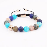 10mm Matte Gemstone Beaded Friendship Bracelet For Women