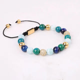 Jaravvi 8mm Jade Beads Friendship Bracelet