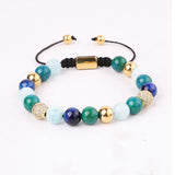 Jaravvi 8mm Jade Beads Friendship Bracelet