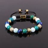 Jaravvi 8mm Jade Beads Friendship Bracelet