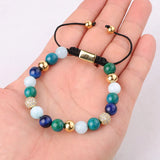 Jaravvi 8mm Jade Beads Friendship Bracelet