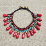 Jastie Bohemian Water Drop Anklet - Summer Beach Accessories
