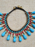 Jastie Bohemian Water Drop Anklet - Summer Beach Accessories