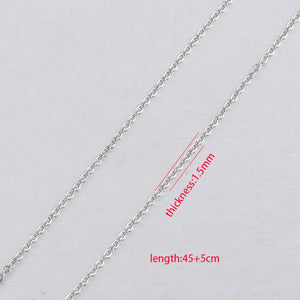 Stainless Steel Necklace Chain 45cm 50Pieces/lot