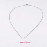 Stainless Steel Bolo Box Chain Necklace 1.8mm DIY Charm Jewelry 10pcs