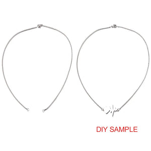 Stainless Steel Bolo Box Chain Necklace 1.8mm DIY Charm Jewelry 10pcs
