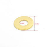 20mm Round Circle Charm Pendant Stainless Steel DIY Charms Jewelry Findings