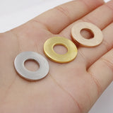 20mm Round Circle Charm Pendant Stainless Steel DIY Charms Jewelry Findings
