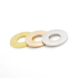 20mm Round Circle Charm Pendant Stainless Steel DIY Charms Jewelry Findings