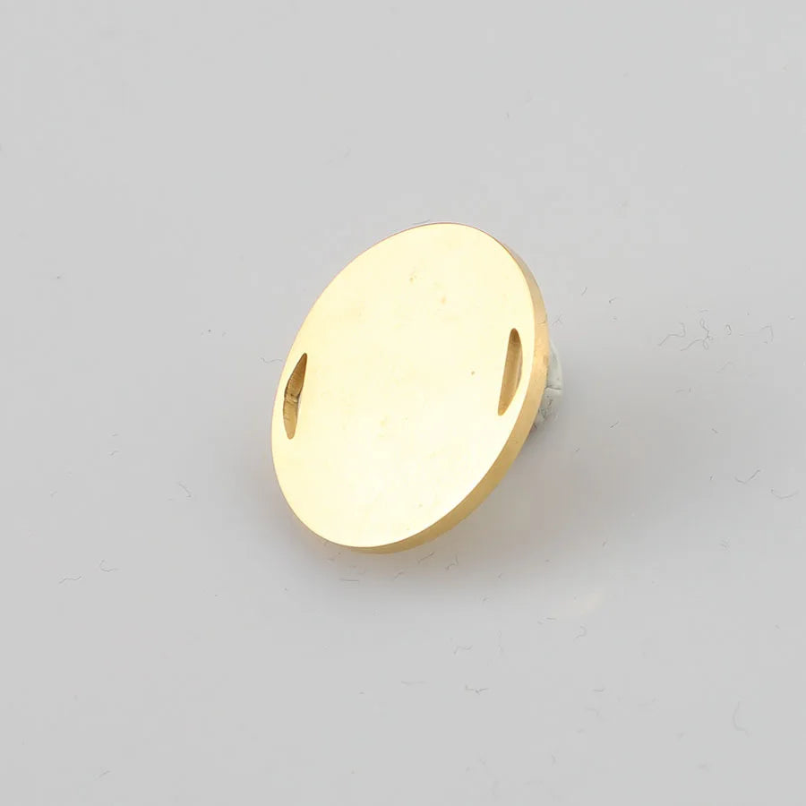 Jaymaxi 20mm Round Stamping Charm for DIY Jewelry - 20 Pieces