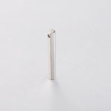 Jaymaxi 3D Bar Pendant Stainless Steel DIY Logo Pendant Charms 5*40mm 20Pieces