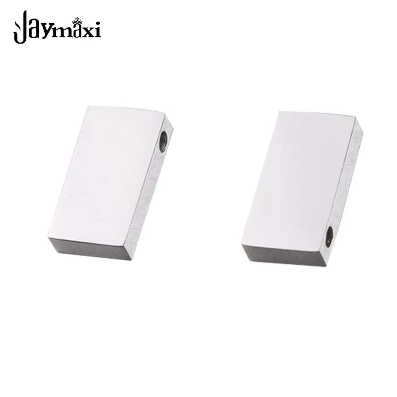 20Pcs Stainless Steel Rectangle Charms Mirror Polished Blank Stamp DIY Beads
