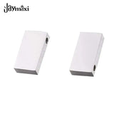 20Pcs Stainless Steel Rectangle Charms Mirror Polished Blank Stamp DIY Beads