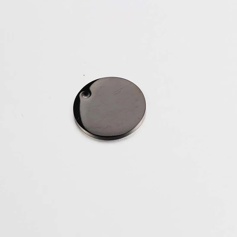 Jaymaxi Round Charms Stainless Steel DIY Jewelry 20Pieces