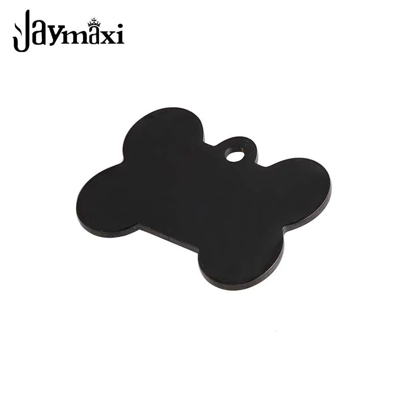 Jaymaxi Tag Charms Stainless Steel Name Tag Charm Jewelry Making 20PCS