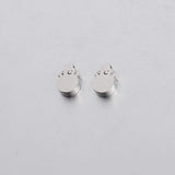 Christmas Snowman Charms Stainless Steel Tiny DIY Making 7*10mm 20pcs/lot
