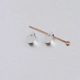 Christmas Snowman Charms Stainless Steel Tiny DIY Making 7*10mm 20pcs/lot