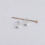 Christmas Snowman Charms Stainless Steel Tiny DIY Making 7*10mm 20pcs/lot