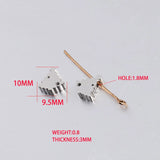Jaymaxi Christmas Tree Charms Beads DIY Jewelry Accessories, 20Pieces/lot
