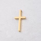Jaymaxi Cross Charm Stainless Steel Pendant for DIY Jewelry Making