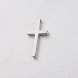 Jaymaxi Cross Charm Stainless Steel Pendant for DIY Jewelry Making
