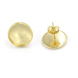 Rose Plated Stainless Steel DIY Earrings Back Jewelry Accessories 50Pieces/lot