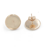 Rose Plated Stainless Steel DIY Earrings Back Jewelry Accessories 50Pieces/lot