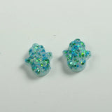 DIY Hamsa Hand Charm Opal Resin Beads Women Jewelry 20Pcs