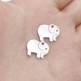 Elephant Charm Jewelry Findings Stainless Steel Pendant DIY 11*14mm
