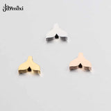 Stainless Steel Fish Tail Charms - 20 Pieces