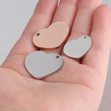 Heart Stainless Steel Love Pendant DIY Jewelry Findings