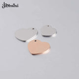Heart Stainless Steel Love Pendant DIY Jewelry Findings