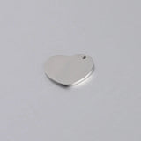 Heart Stainless Steel Love Pendant DIY Jewelry Findings