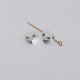 Jaymaxi Hollow Angel Wings Heart Charms Love Beads 20 Pieces