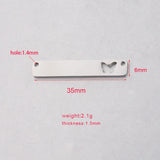 Jaymaxi Butterfly Charm Stainless Steel Pendant