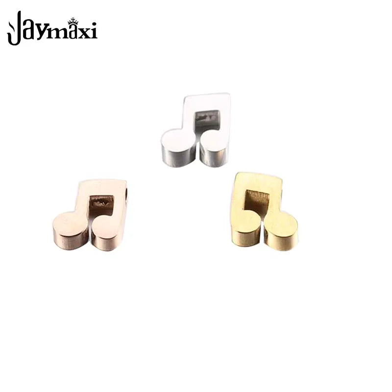 Music Note DIY Charms Stainless Steel Jewelry Findings 20 Pieces