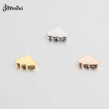 Jaymaxi Small Beads Cloud Charms Stainless Steel Charms for Jewelry Making