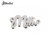 Stainless Steel Crown Charms Mom Words DIY Jewelry 20Pcs
