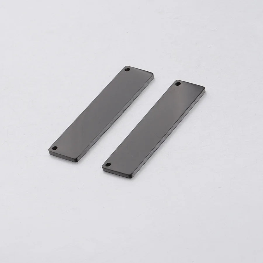 Jaymaxi Stainless Steel Pendant Strip Tag DIY Jewelry Accessories 20Pcs/Lot