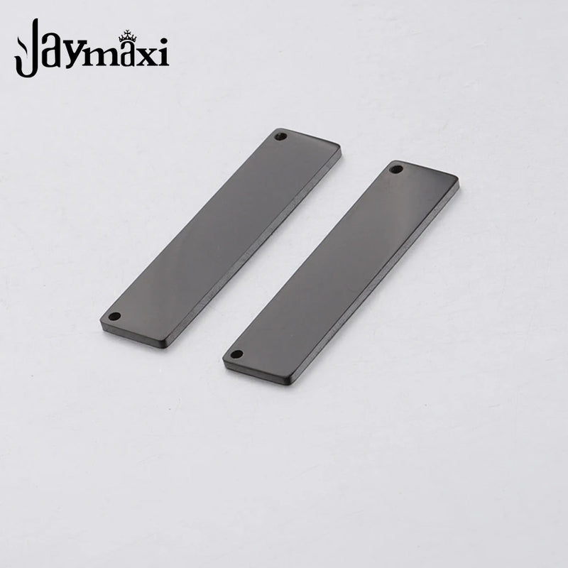 Jaymaxi Stainless Steel Pendant Strip Tag DIY Jewelry Accessories 20Pcs/Lot