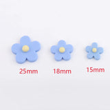 Jaymaxi Sun Flower Resin DIY Jewelry Findings for Hair Accessories 100 Pieces