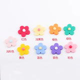 Jaymaxi Sun Flower Resin DIY Jewelry Findings for Hair Accessories 100 Pieces