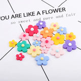 Jaymaxi Sun Flower Resin DIY Jewelry Findings for Hair Accessories 100 Pieces