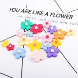 Jaymaxi Sun Flower Resin DIY Jewelry Findings for Hair Accessories 100 Pieces