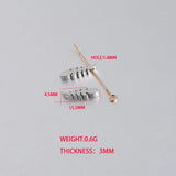 Stainless Steel Tree Leaf Beads Charm for Necklace Bracelet