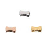 Jaymaxi Stainless Steel Bow-Knot Charms 20Pcs