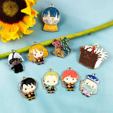 10PCS Alloy Dripping Charm Pendant School of Magic DIY Jewelry Accessories