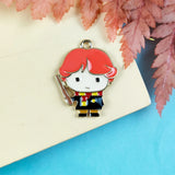 10PCS Alloy Dripping Charm Pendant School of Magic DIY Jewelry Accessories